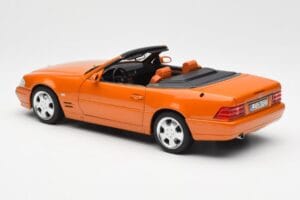 Mercedes SL 500 R129 Naranja Metallic Norev 1:18 183752 Metal - imagen 7 de 8