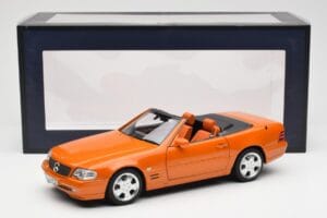 Mercedes SL 500 R129 Naranja Metallic Norev 1:18 183752 Metal - imagen 8 de 8