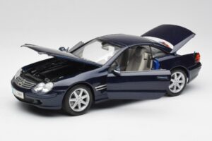 Mercedes SL 500 R230 Azul Maisto 1:18 B66962126 Metal - imagen 2 de 8
