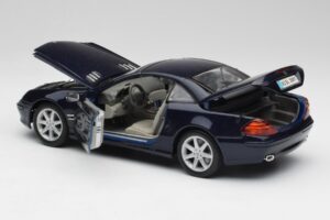 Mercedes SL 500 R230 Azul Maisto 1:18 B66962126 Metal - imagen 5 de 8