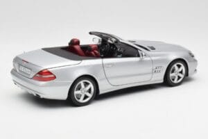 Mercedes SL 500 R230 Cabriolet Iridium Plata Minichamps 1:18 B66962388 Metal - imagen 3 de 8