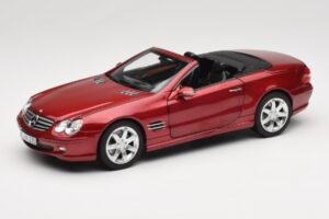 Mercedes SL 500 R230 Red Metallic Edición Limitada Norev 1:18 183841 Metal