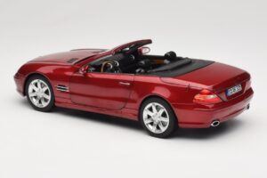 Mercedes SL 500 R230 Red Metallic Edición Limitada Norev 1:18 183841 Metal - imagen 7 de 8