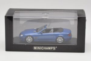 Mercedes SL R230 Tanzanite Azul Minichamps 1:43 B66962250 Metal - imagen 4 de 4