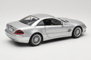 Mercedes SL55 AMG R230 Plata Maisto 1:18 36894 Metal - imagen 3 de 8