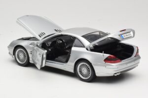 Mercedes SL55 AMG R230 Plata Maisto 1:18 36894 Metal - imagen 5 de 8