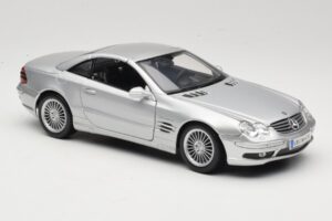 Mercedes SL55 AMG R230 Plata Maisto 1:18 36894 Metal - imagen 6 de 8