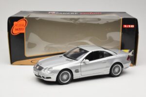 Mercedes SL55 AMG R230 Plata Maisto 1:18 36894 Metal - imagen 8 de 8