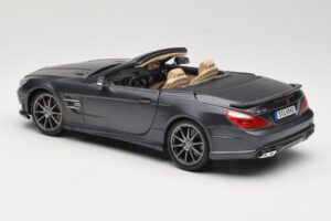 Mercedes SL65 AMG Black Series R230 Matte Black Maisto 1:18 36198 Metal - imagen 7 de 8