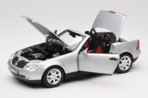 Mercedes SLK R170 Brilliant Silver Norev 1:18 183020 Metal - imagen 2 de 9