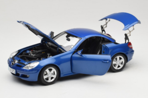 Mercedes SLK R171 Blue Metallic Minichamps 1:18 100033131 Metal - imagen 2 de 11