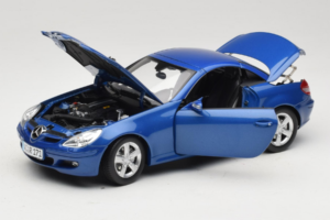 Mercedes SLK R171 Blue Metallic Minichamps 1:18 100033131 Metal - imagen 3 de 11