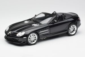 Mercedes SLR McLaren Roadster R199 Crystal Galaxit Negro Minichamps 1:18 B66961004 Metal