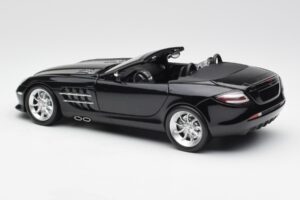 Mercedes SLR McLaren Roadster R199 Crystal Galaxit Negro Minichamps 1:18 B66961004 Metal - imagen 7 de 8
