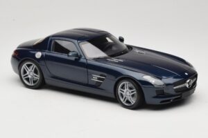 Mercedes SLS AMG C197 Blue Metallic Minichamps 1:18 100039021 Metal - imagen 6 de 8