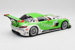 Mercedes AMG SLS C197 GT3 MS Racing #22 V. Sigacev / C. Stoll ADAC GT Masters 2011 Minichamps 1:18 151113102 Metal - imagen 2 de 6