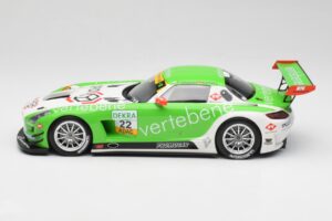 Mercedes AMG SLS C197 GT3 MS Racing #22 V. Sigacev / C. Stoll ADAC GT Masters 2011 Minichamps 1:18 151113102 Metal - imagen 3 de 6
