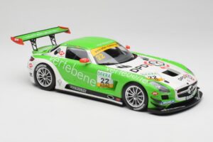 Mercedes AMG SLS C197 GT3 MS Racing #22 V. Sigacev / C. Stoll ADAC GT Masters 2011 Minichamps 1:18 151113102 Metal - imagen 4 de 6