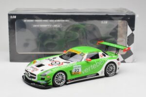 Mercedes AMG SLS C197 GT3 MS Racing #22 V. Sigacev / C. Stoll ADAC GT Masters 2011 Minichamps 1:18 151113102 Metal - imagen 6 de 6
