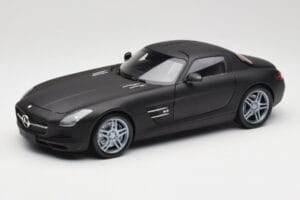 Mercedes SLS AMG C197 Matte Black Minichamps 1:18 100039027 Metal