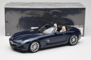 Mercedes SLS AMG R197 Roadster South Seas Azul Minichamps 1:18 100039031 Metal - imagen 8 de 8