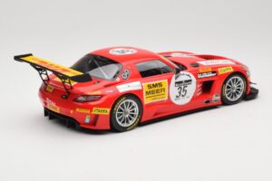 Mercedes SLS AMG GT3 #35 T. Heyer / T. Jager 24 Hours of Spa 2011 Minichamps 1:18 B66960196 Metal - imagen 2 de 6