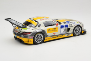 Mercedes SLS AMG GT3 #21 Rowe Racing M. Hartung / N. Heyer ADAC 24 Hours Nurburgring 2013 Minichamps 1:18 151133121 Metal - imagen 2 de 6