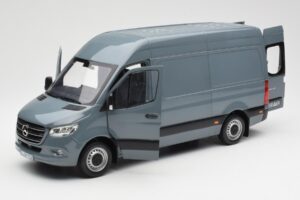 Mercedes Sprinter W907 Azul Gris Norev 1:18 183423 Metal - imagen 2 de 7