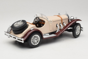 Mercedes SSK Beige & Rojo Oscuro Bburago 1:18 3009-M4 Metal - imagen 2 de 6