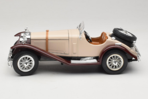 Mercedes SSK Beige & Rojo Oscuro Bburago 1:18 3009-M4 Metal - imagen 3 de 6