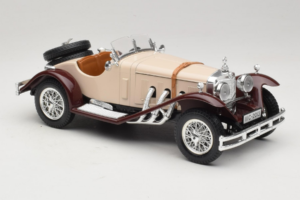 Mercedes SSK Beige & Rojo Oscuro Bburago 1:18 3009-M4 Metal - imagen 4 de 6