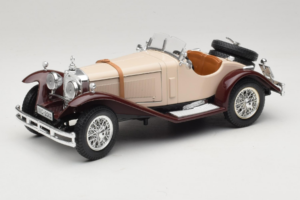 Mercedes SSK Beige & Rojo Oscuro Bburago 1:18 3009-M4 Metal