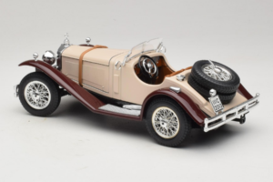Mercedes SSK Beige & Rojo Oscuro Bburago 1:18 3009-M4 Metal - imagen 5 de 6