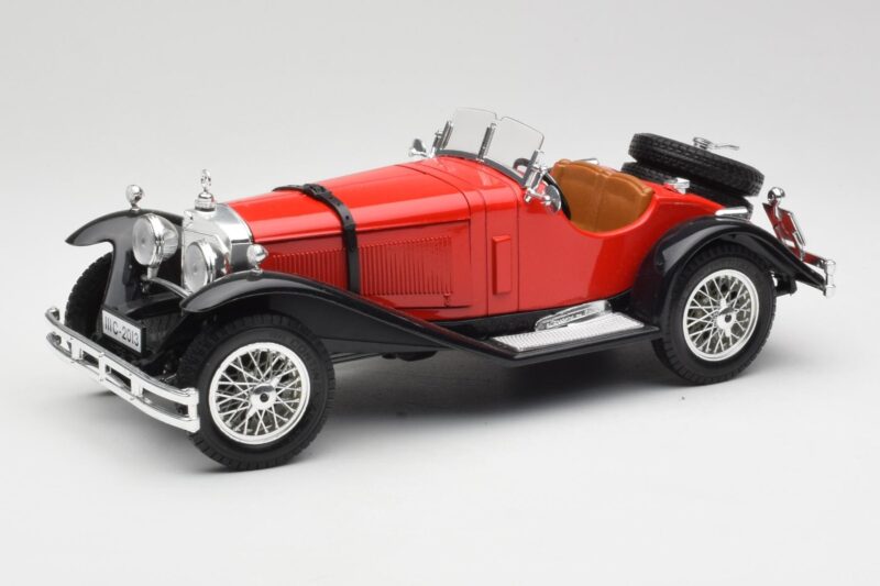 Mercedes SSK Rojo & Negro Bburago 1:18 3009-M1 Metal