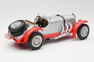 Mercedes SSK Plata & Rojo Bburago 1:18 3009-M2 Metal - imagen 2 de 6