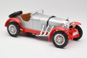 Mercedes SSK Plata & Rojo Bburago 1:18 3009-M2 Metal - imagen 4 de 6