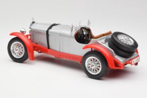 Mercedes SSK Plata & Rojo Bburago 1:18 3009-M2 Metal - imagen 5 de 6