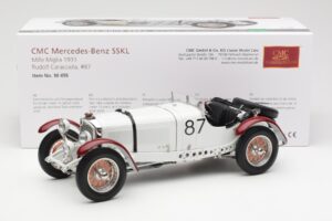 Mercedes SSKL R. Caracciola / W. Sebastian Mille Miglia Winner 1931 CMC 1:18 M-055 Metal - imagen 6 de 6