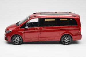 Mercedes V-Class W447 Designo Hyacinth Rojo Metálico Norev 1:18 B66004166 Metal - imagen 3 de 7