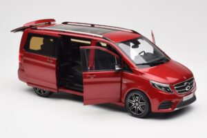 Mercedes V-Class W447 Designo Hyacinth Rojo Metálico Norev 1:18 B66004166 Metal - imagen 4 de 7
