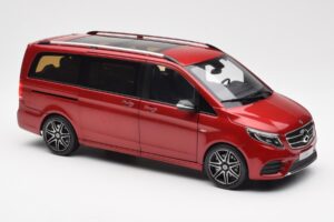 Mercedes V-Class W447 Designo Hyacinth Rojo Metálico Norev 1:18 B66004166 Metal - imagen 5 de 7
