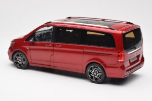 Mercedes V-Class W447 Designo Hyacinth Rojo Metálico Norev 1:18 B66004166 Metal - imagen 6 de 7