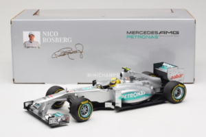 Mercedes W03 #8 N. Rosberg Mercedes AMG Petronas Showcar 2012 Minichamps 1:18 110120078 Metal - imagen 7 de 7