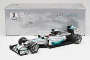 Mercedes W05 #44 L. Hamilton Mercedes AMG Petronas Chinese Grand Prix Winner 2014 Minichamps 1:18 110140244 Metal - imagen 7 de 7