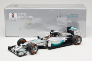 Mercedes W05 #44 L. Hamilton Mercedes AMG Petronas Malaysian Grand Prix Winner 2014 Minichamps 1:18 110140144 Metal - imagen 7 de 7