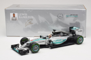 Mercedes W06 #44 L. Hamilton Mercedes AMG Petronas United States Grand Prix Winner World Champion 2015 Minichamps 1:18 110150 - imagen 7 de 7
