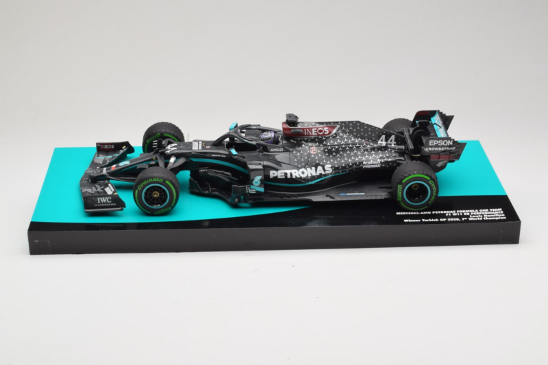 Mercedes W11 #44 L. Hamilton Mercedes AMG Petronas Turkish Grand Prix Winner World Champion 2020 Minichamps 1:18 113201444 Re