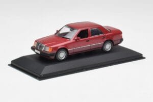 Mercedes 300D W124 Rojo Minichamps 1:43 3209 Metal - imagen 2 de 4
