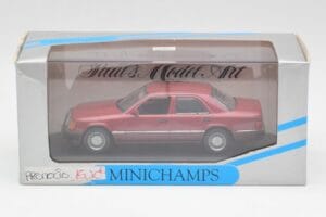 Mercedes 300D W124 Rojo Minichamps 1:43 3209 Metal - imagen 4 de 4