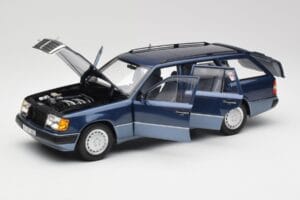 Mercedes 300D W124 T-Modell Nautical Azul Norev 1:18 183962 Metal - imagen 2 de 8